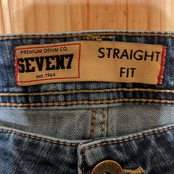 Seven 7 Straight fit Jeans  size 34/32 - Picture 7 of 8